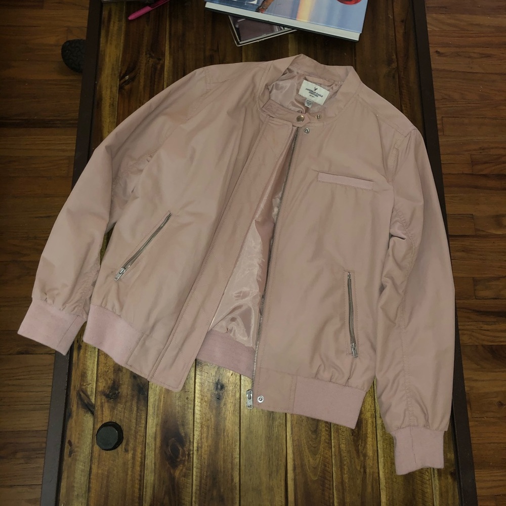 American Eagle Bomber Jacket Medium - image 2